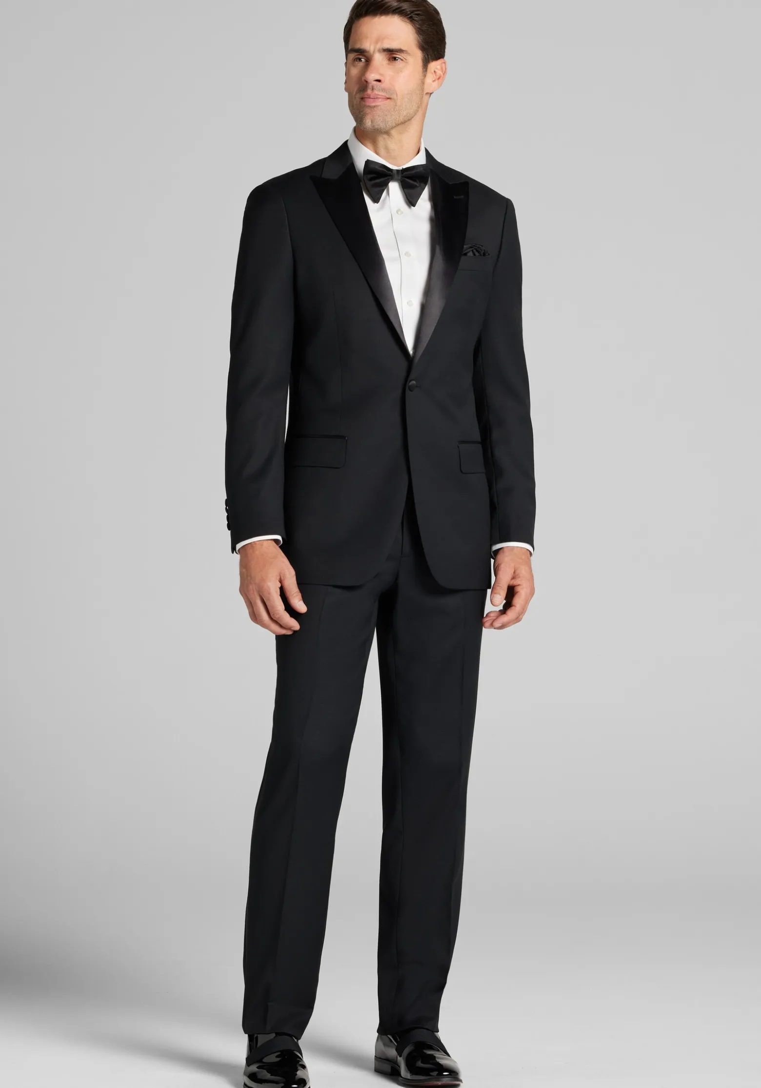 Traveler® COOLMOTION Tailored Fit Textured Solid Tuxedo Separate Jacket