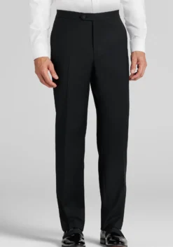 Traveler® COOLMOTION Tailored Fit Textured Wool Blend Tuxedo Separates Pants