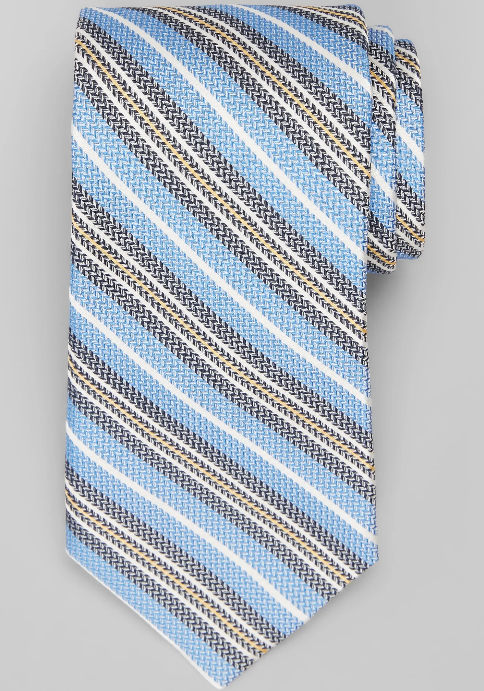 Traveler® Regular Width New Stripe Silk Tie