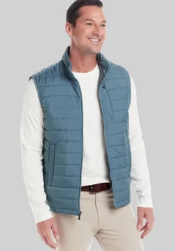 Weatherproof Tailored Fit Quilted Cire Vest