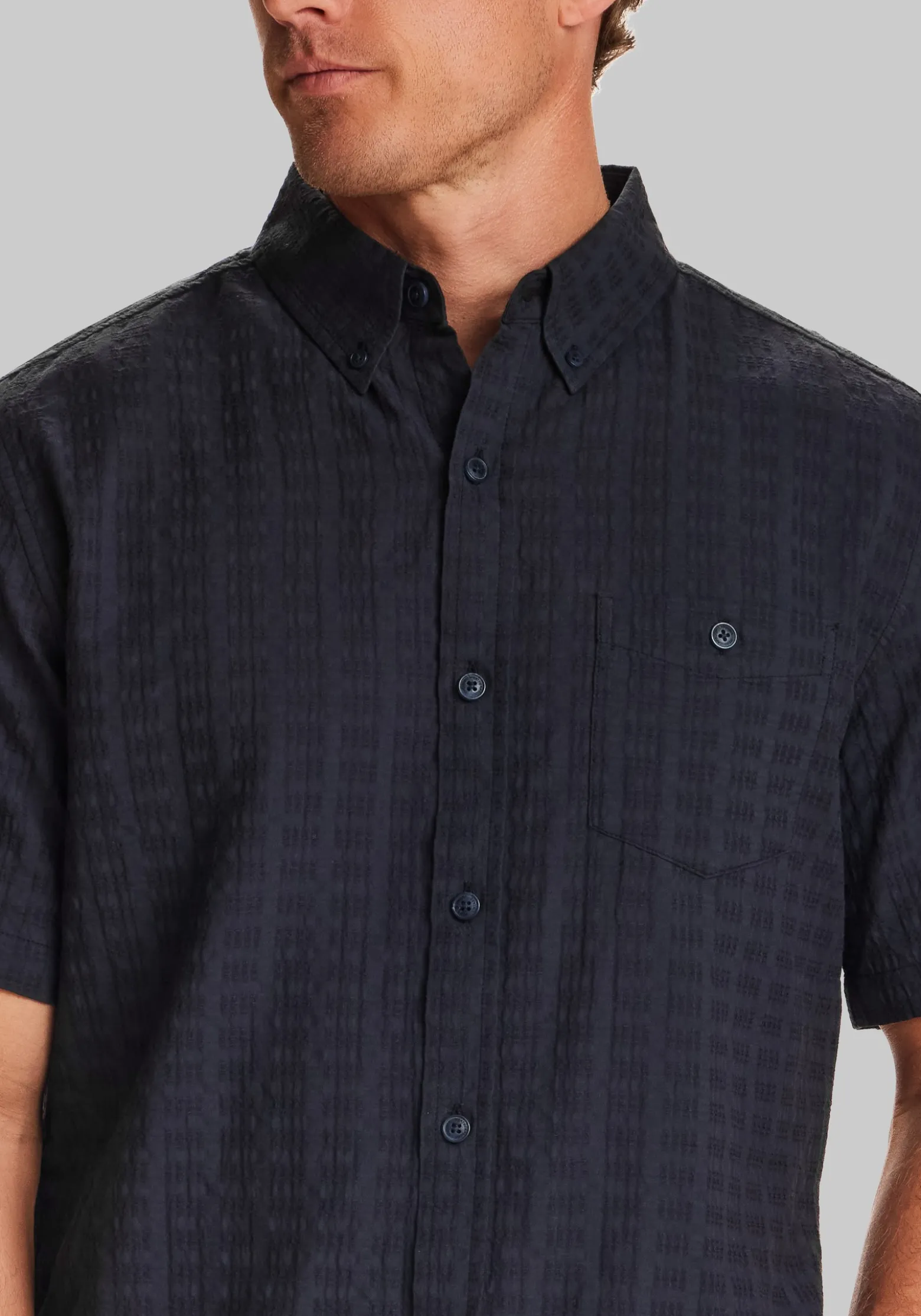 Weatherproof Traditional Fit Short Sleeve Button Up Shirt