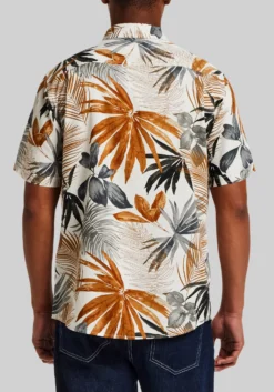 Weatherproof Vintage Traditional Fit Tropical Button Up Hawaiian Shirt